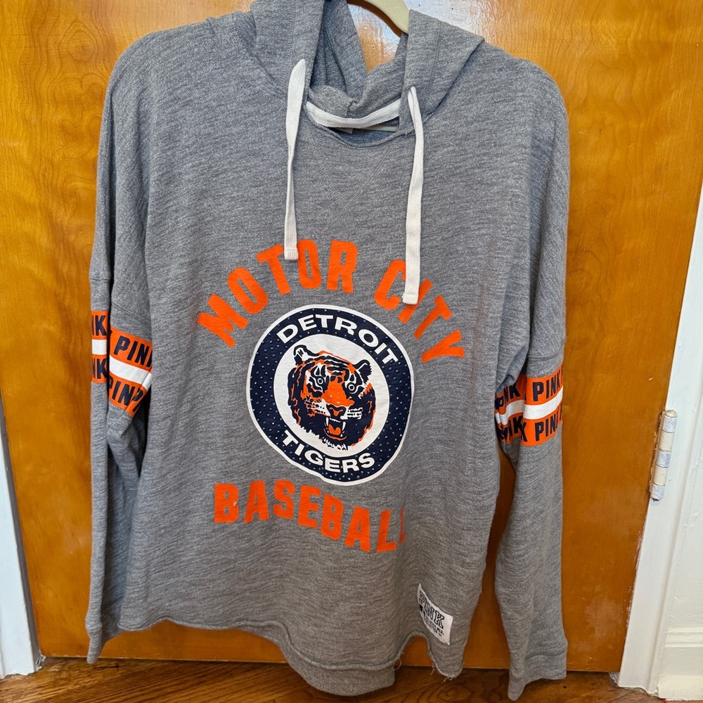 Victoria’s Secret MLB Detroit Tigers ‘Motor City Baseball’ hooded sweatshirt